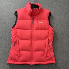 Berghaus woman's Gilet size 12 Down Fill Puffer Body Warmer Jacket Pink Outdoors