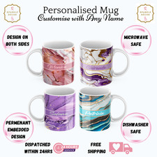 Personalised Marble Mug Custom