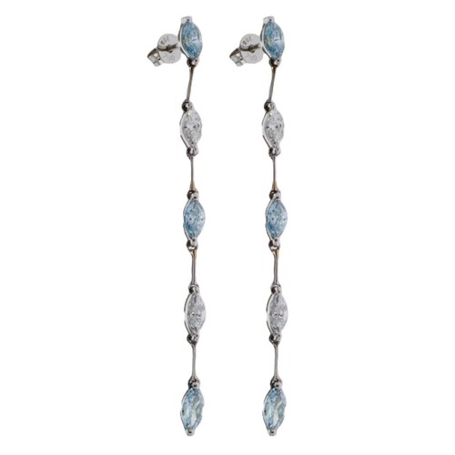 Natural diamond drop earrings - drop,