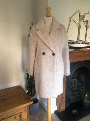 Zara pale pink buttoned double - zara,