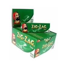 1 5 10 25 50 ZIG ZAG KING SIZE GREEN SMOKING CIGARETTE ROLLING PAPERS GENUINE