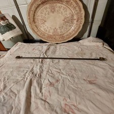 French Vintage Brass Curtain Extendable Rod