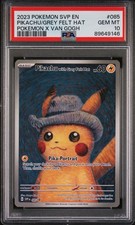 2023 Pikachu Grey Felt Hat Van
