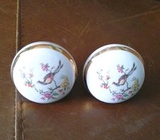 Pair Vintage Ceramic Door