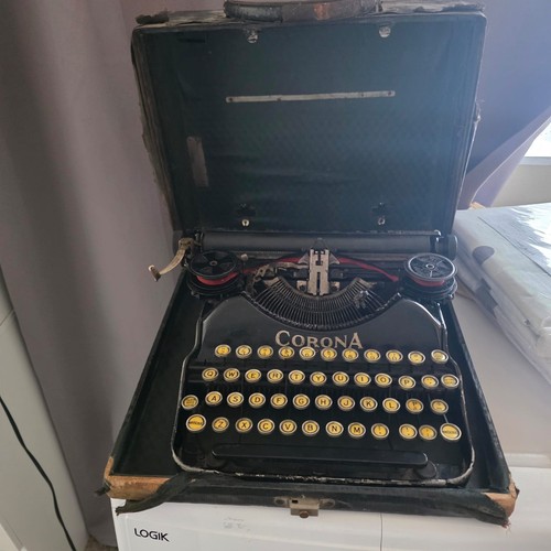Corona vintage type - vintage, writer