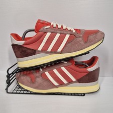 adidas ZX 500 X Parley Mens 11.5 UK Wonder Red Suede Mesh OG Originals 