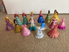 Disney Princess Magiclip Doll With Clip On Dress Big Bundle
