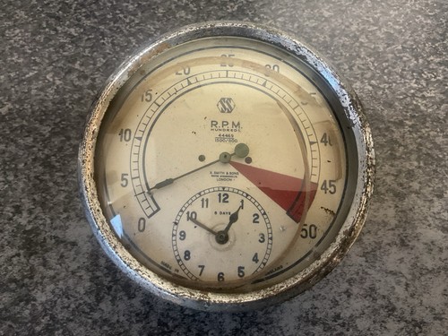 Vintage jaguar rev counter - vintage,