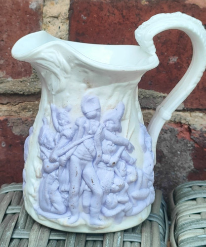 Parian ware jug - parian, by