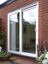 Upvc patio doors - patio, white
