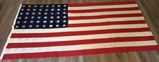 Vtg 48 Star American Flag Big