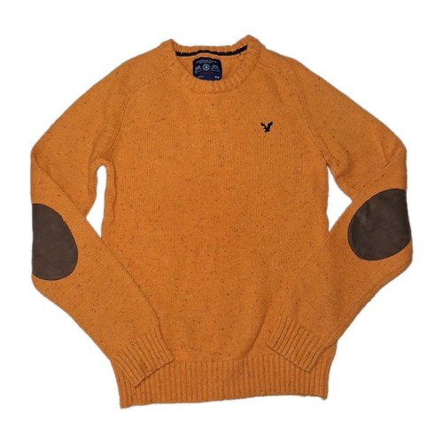 American eagle orange sweather - american,