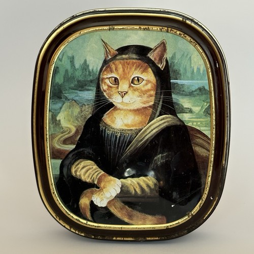 Vintage mona lisa cats - lisa,
