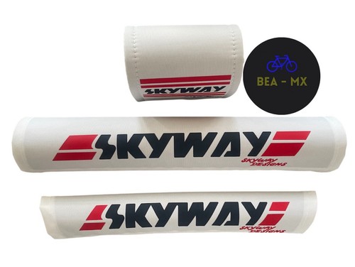 Skyway with navy - blue, writing