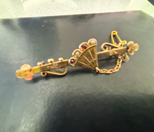 9ct rosegold victorian bar - 9ct,