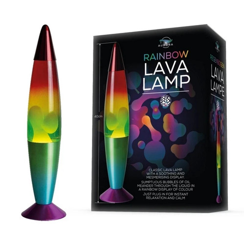 Rainbow lava lamp motion - rainbow, wax