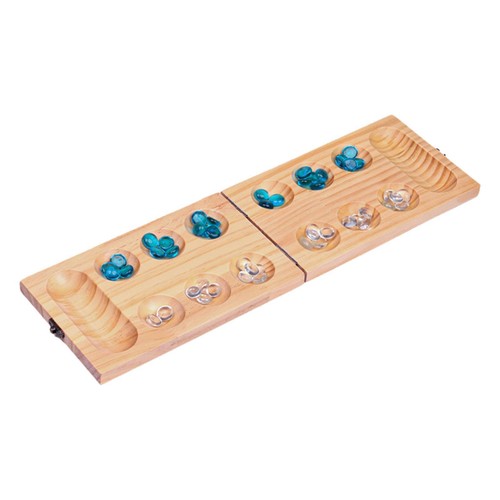 Wooden mancala board - game, game