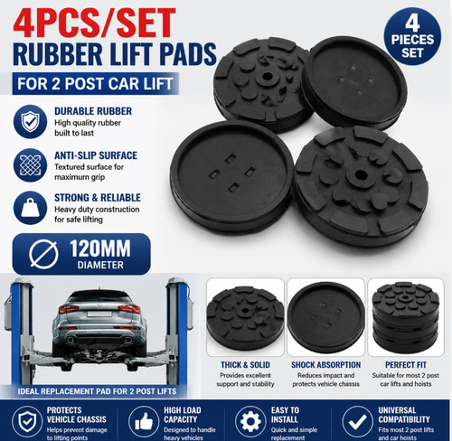 Set 120mm rubber - 4, pads