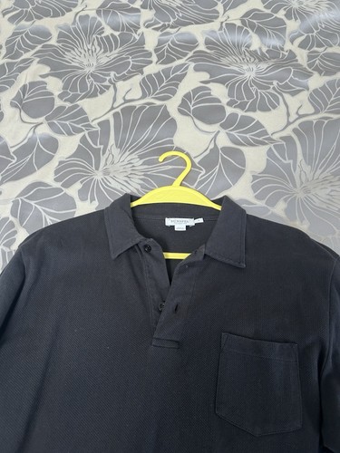 Sunspel black cotton mens - sunspel,