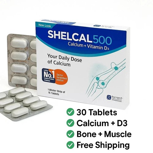 Shelcal 500 calcium - calcium, vitamin
