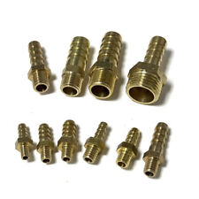 Brass Metric Hose Barb Tail Connector – M3-M22 Thread 3-19mm Barb Hose Tail