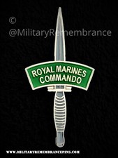 Royal Marines Commando Dagger Lapel Pin (C160)