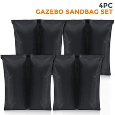 Gazebo Sand Bag Weights 4x Heavy Duty Feet Leg Pole Anchor Tent Marquee Sandbag