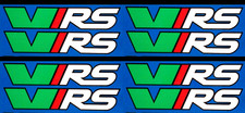 8X 200MM VRS SKODA OCTAVIA MOTORSPORT CAR VINYL STICKERS