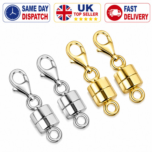 Magnetic necklace clasps - 4x,