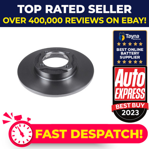 Brake discs pair solid - brake, fits