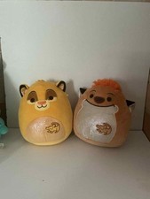 Lion King Squishmallow Timon Meerkat & Simba Lion 8" Plush Soft Toys