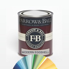 750ml - Farrow and Ball Paint - Modern Eggshell - Current Colours