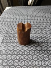 Handmade Chestnut Double Edged Safety Razor Single Stand ( Razor Not Included )