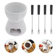 Chocolate Fondue Set Ceramic