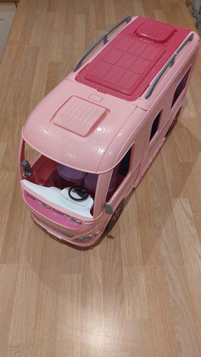 Barbie campervan large pink - large,