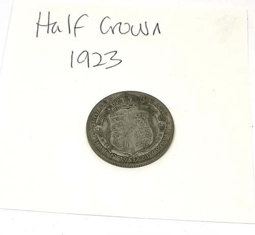 Silver half crown 1923 - crown,
