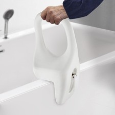 Bathtub Entry Aid for Seniors Handle Bar with Rubber Padding Up to 136 KG Load