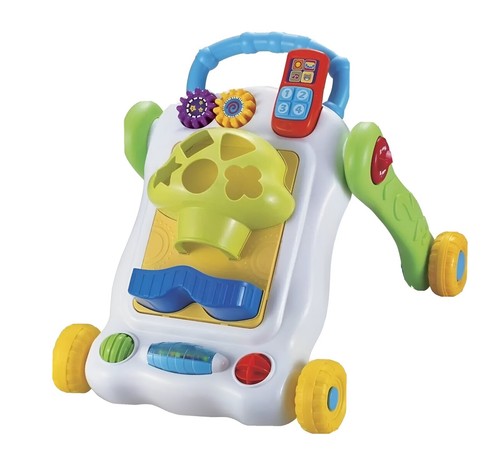 Push along baby walker with - baby,