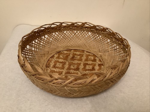 Woven circle storage basket - circle,