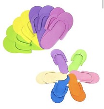 36X Pairs Disposable Flip Flops Foam Pedicure, Tanning Spa Slippers. UK SELLER