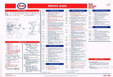 VOLVO P1800 COUPE (1963-73) ESSO MAINTENANCE & LUBRICATION CHART *VGC*