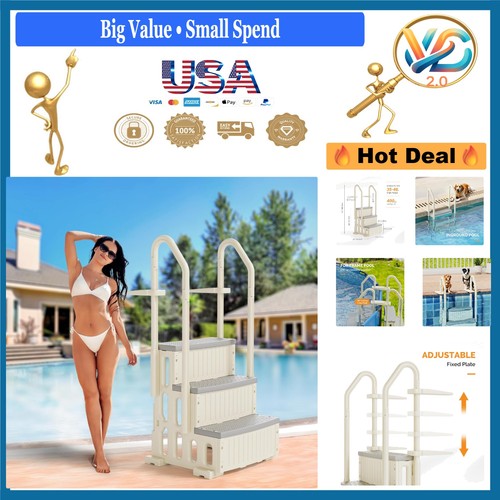 Heavy duty step pool ladder - 3,