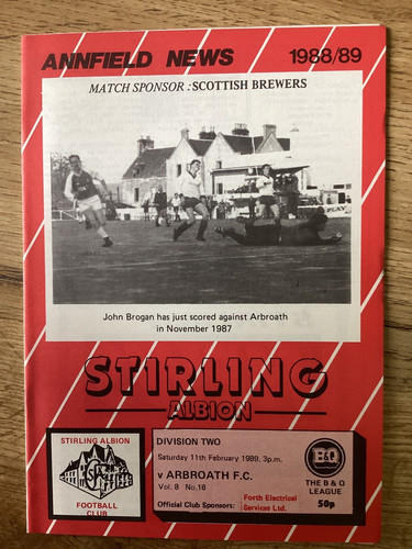 Stirling albion arbroath - stirling, v
