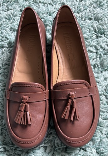 Leather brown hotter - bn, shoes