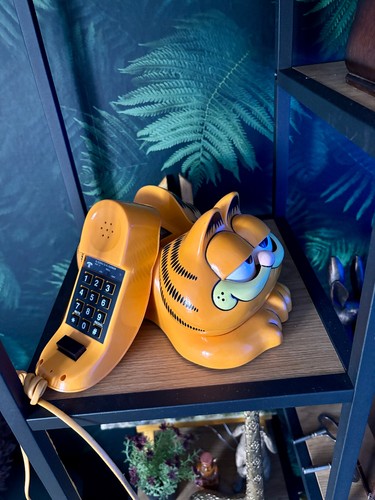 Vintage garfield landline - vintage,