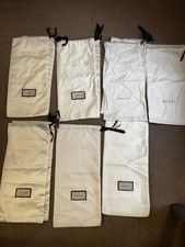 GUCCI Satin White dust shoe