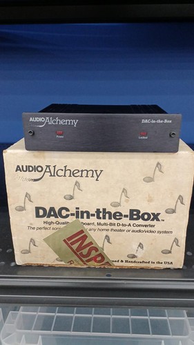 Audio alchemy dac the - audio, dac-in-the-box