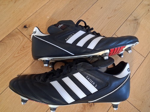 Adidas kaiser black leather - 5,