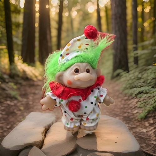 Vintage clown dam troll - clown,