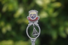 Vintage Spoon Poole Dorset England Souvenir Sailing Ship Yacht Boat British Gift